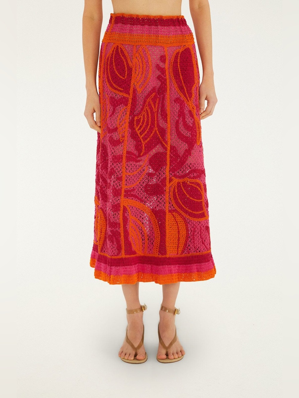 Farm Rio: MULTICOLOR SEASHELL
CROCHET SKIRT - Picture 2 of 9